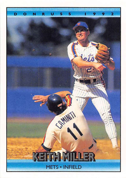 1992 Donruss Baseball #657 Keith Miller  New York Mets  Image 1