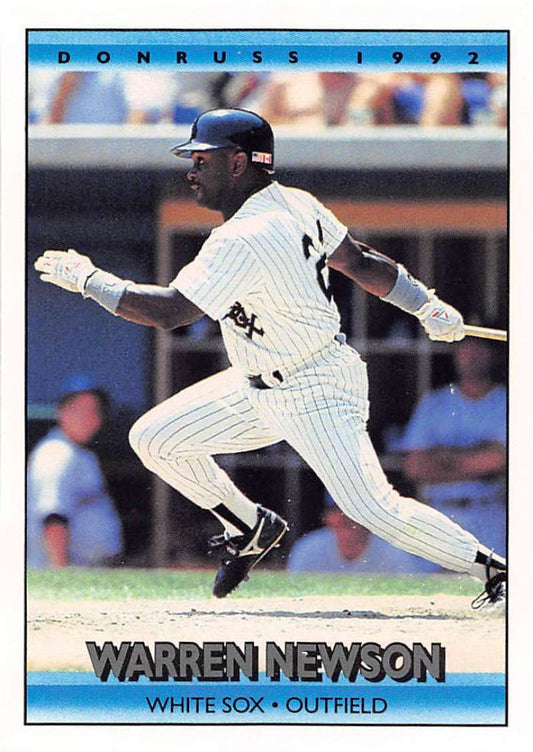 1992 Donruss Baseball #668 Warren Newson  Chicago White Sox  Image 1