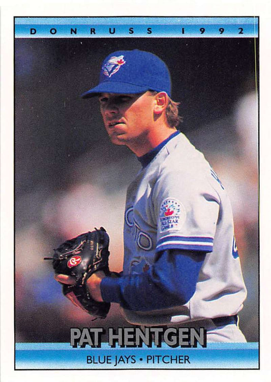 1992 Donruss Baseball #704 Pat Hentgen  Toronto Blue Jays  Image 1