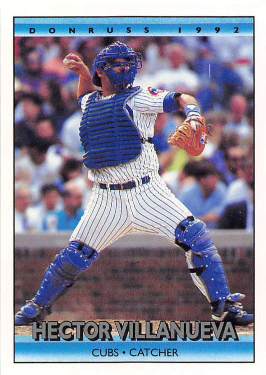 1992 Donruss Baseball #725 Hector Villanueva  Chicago Cubs  Image 1