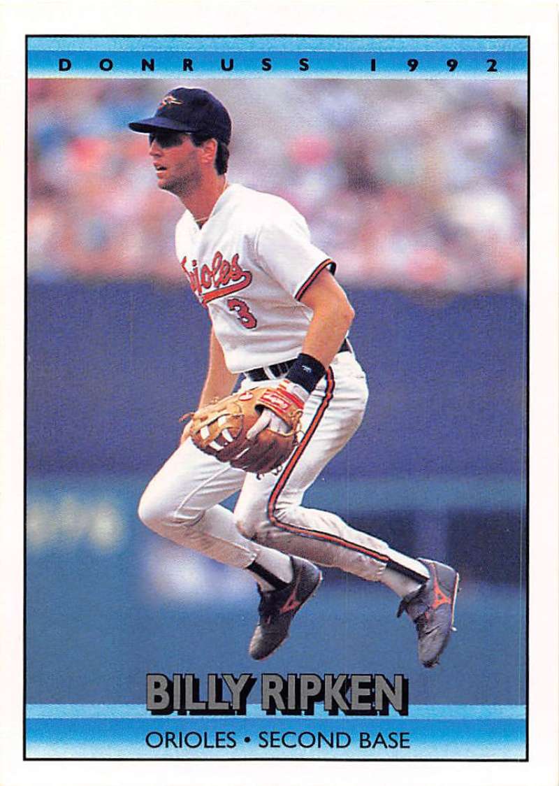 1992 Donruss Baseball #734 Billy Ripken  Baltimore Orioles  Image 1