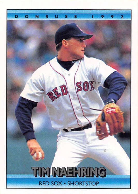 1992 Donruss Baseball #742 Tim Naehring  Boston Red Sox  Image 1