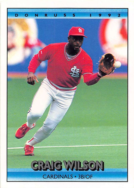 1992 Donruss Baseball #744 Craig Wilson  St. Louis Cardinals  Image 1