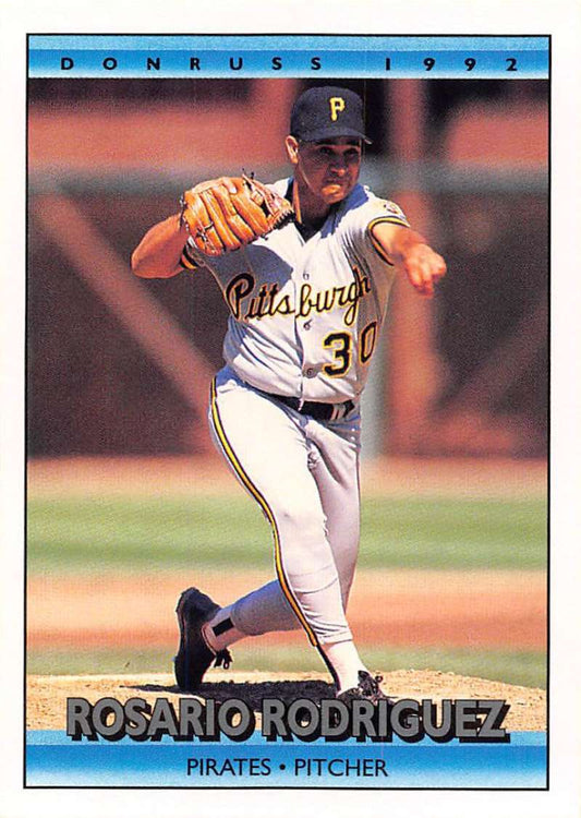 1992 Donruss Baseball #748 Rosario Rodriguez  Pittsburgh Pirates  Image 1