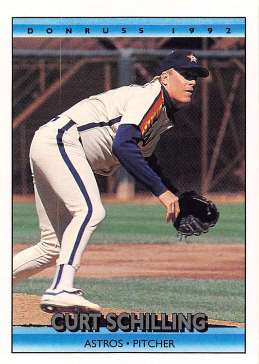 1992 Donruss Baseball #757 Curt Schilling  Houston Astros  Image 1