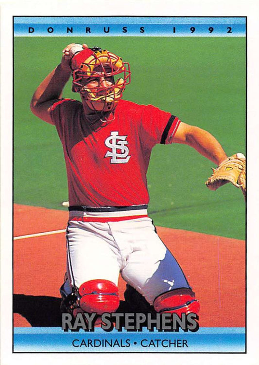 1992 Donruss Baseball #764 Ray Stephens  St. Louis Cardinals  Image 1