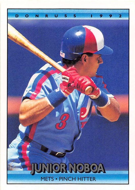 1992 Donruss Baseball #765 Junior Noboa  New York Mets  Image 1