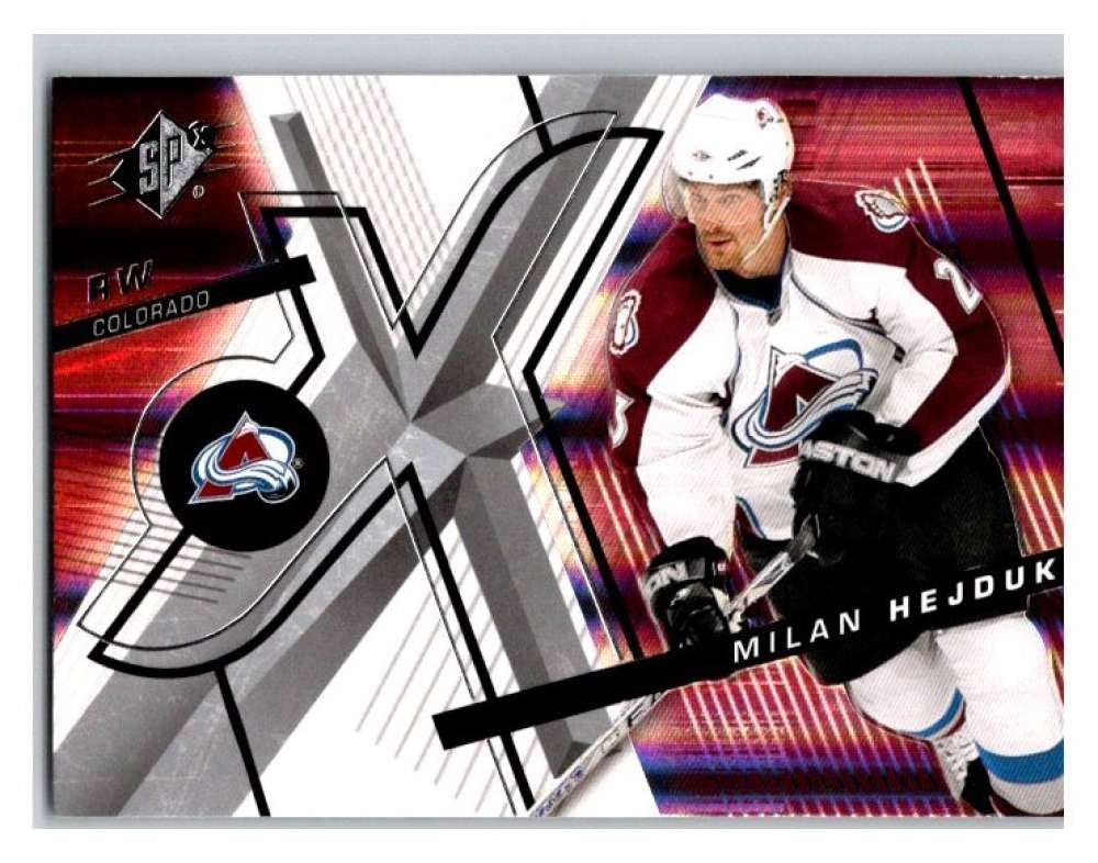 2008-09 SP SPx #71 Milan Hejduk  Colorado Avalanche  V94872 Image 1