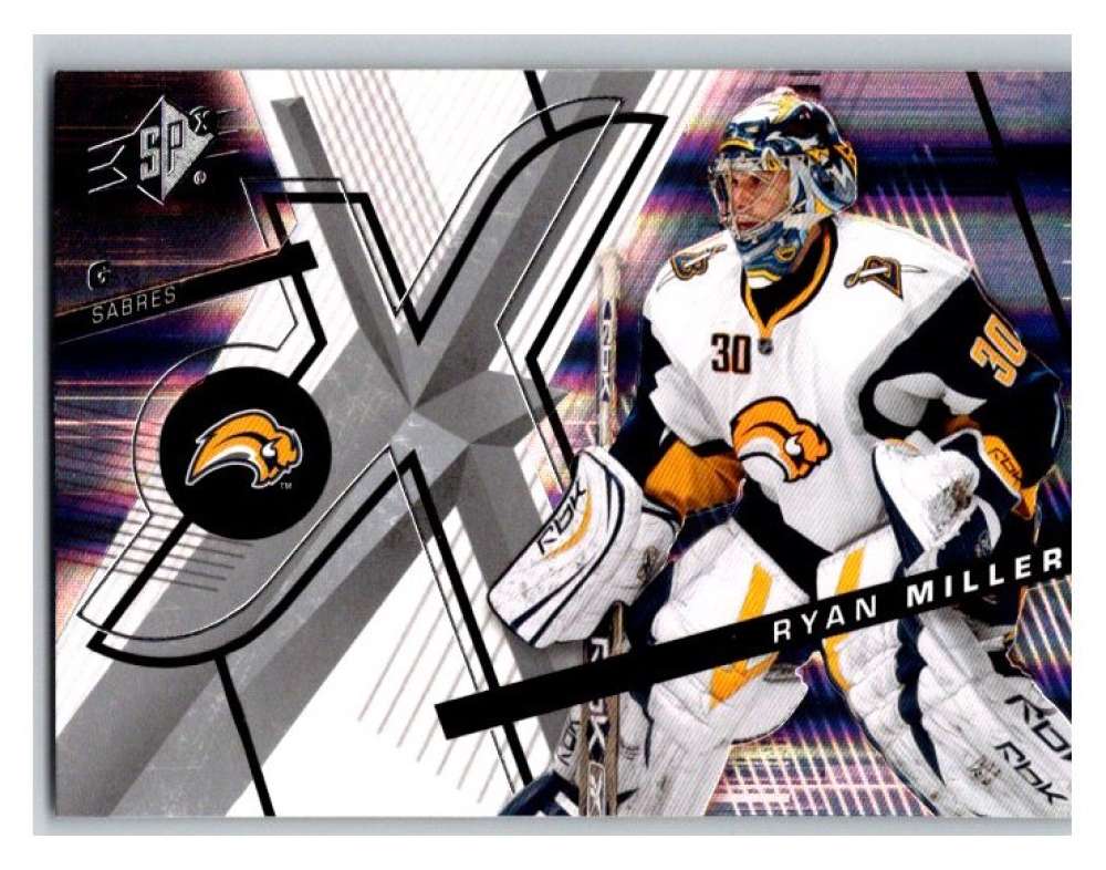 2008-09 SP SPx #87 Ryan Miller  Buffalo Sabres  V94880 Image 1