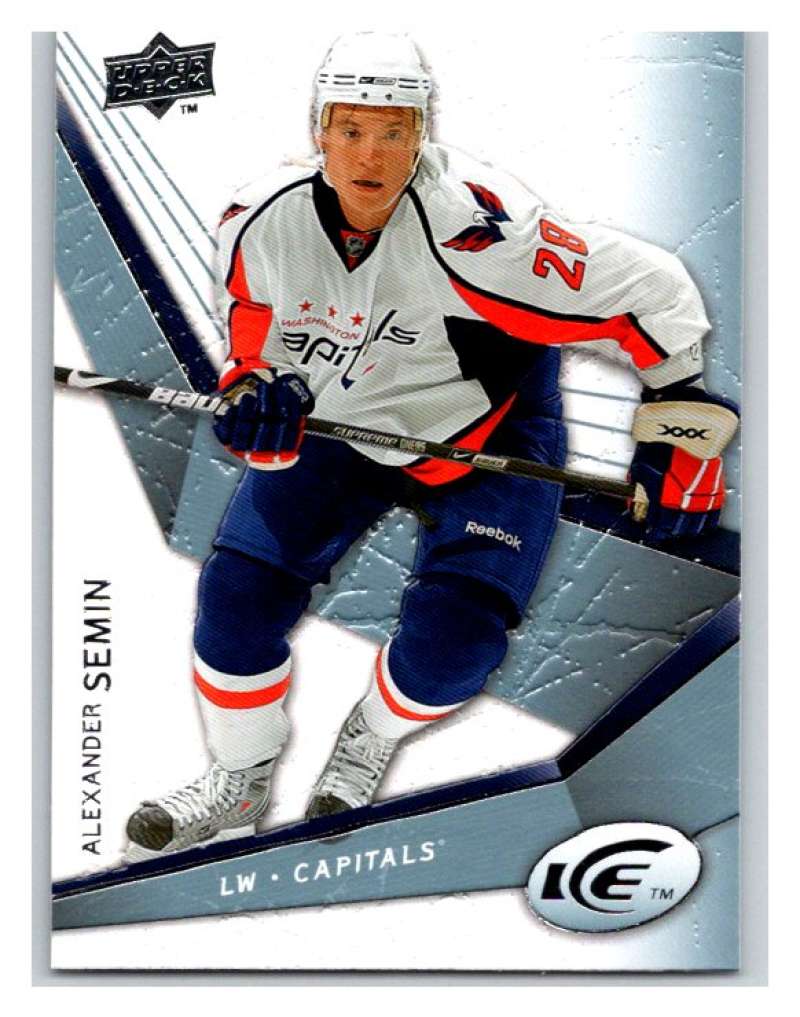 2008-09 Upper Deck Ice #9 Alexander Semin  Washington Capitals  V94711 Image 1