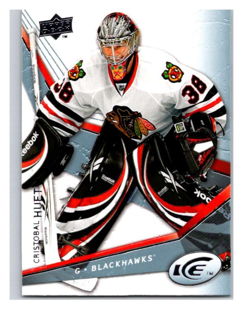 2008-09 Upper Deck Ice #17 Cristobal Huet  Chicago Blackhawks  V94718 Image 1