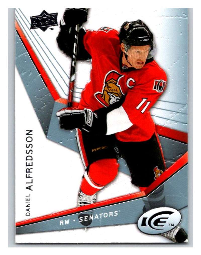 2008-09 Upper Deck Ice #19 Daniel Alfredsson  Ottawa Senators  V94720 Image 1