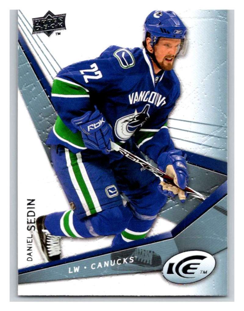 2008-09 Upper Deck Ice #22 Daniel Sedin  Vancouver Canucks  V94723 Image 1