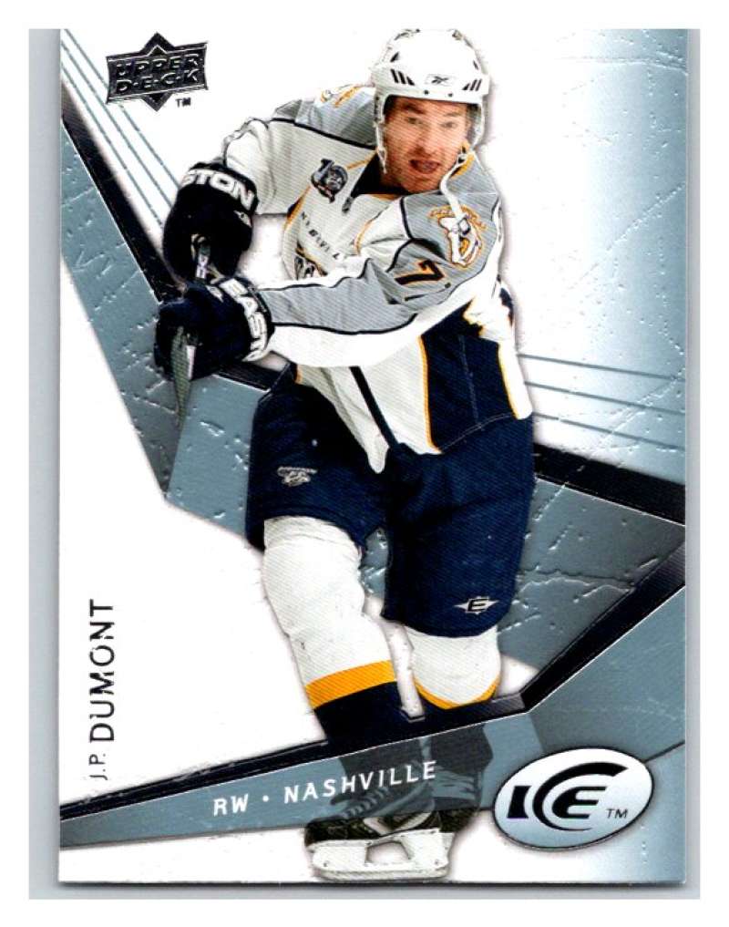 2008-09 Upper Deck Ice #32 J.P. Dumont  Nashville Predators  V94729 Image 1
