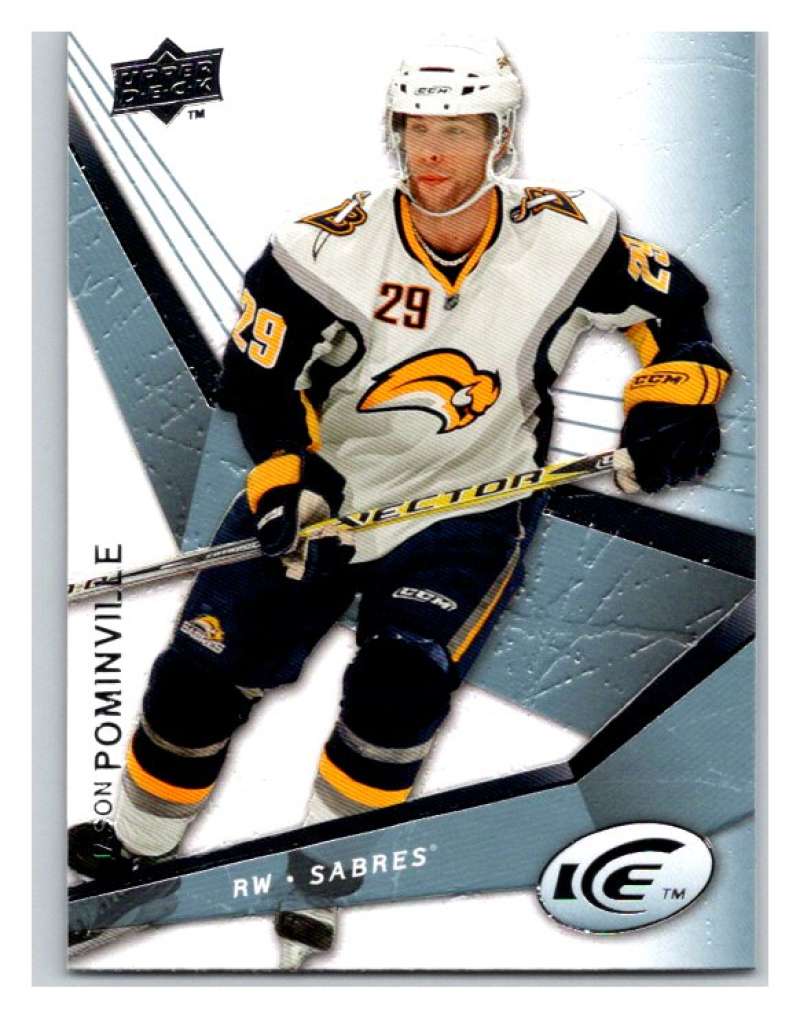 2008-09 Upper Deck Ice #35 Jason Pominville  Buffalo Sabres  V94731 Image 1