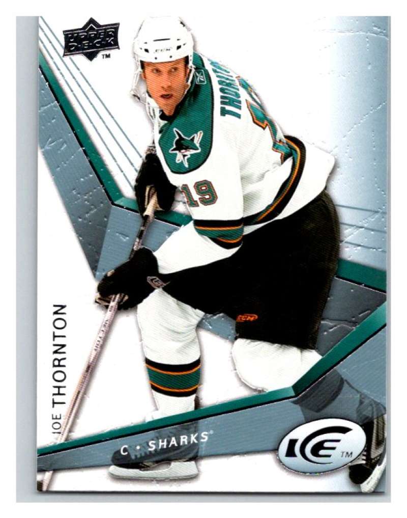 2008-09 Upper Deck Ice #39 Joe Thornton  San Jose Sharks  V94734 Image 1
