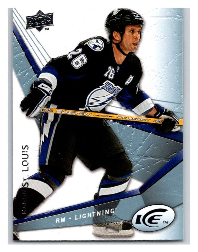 2008-09 Upper Deck Ice #53 Martin St. Louis  Tampa Bay Lightning  V94747 Image 1