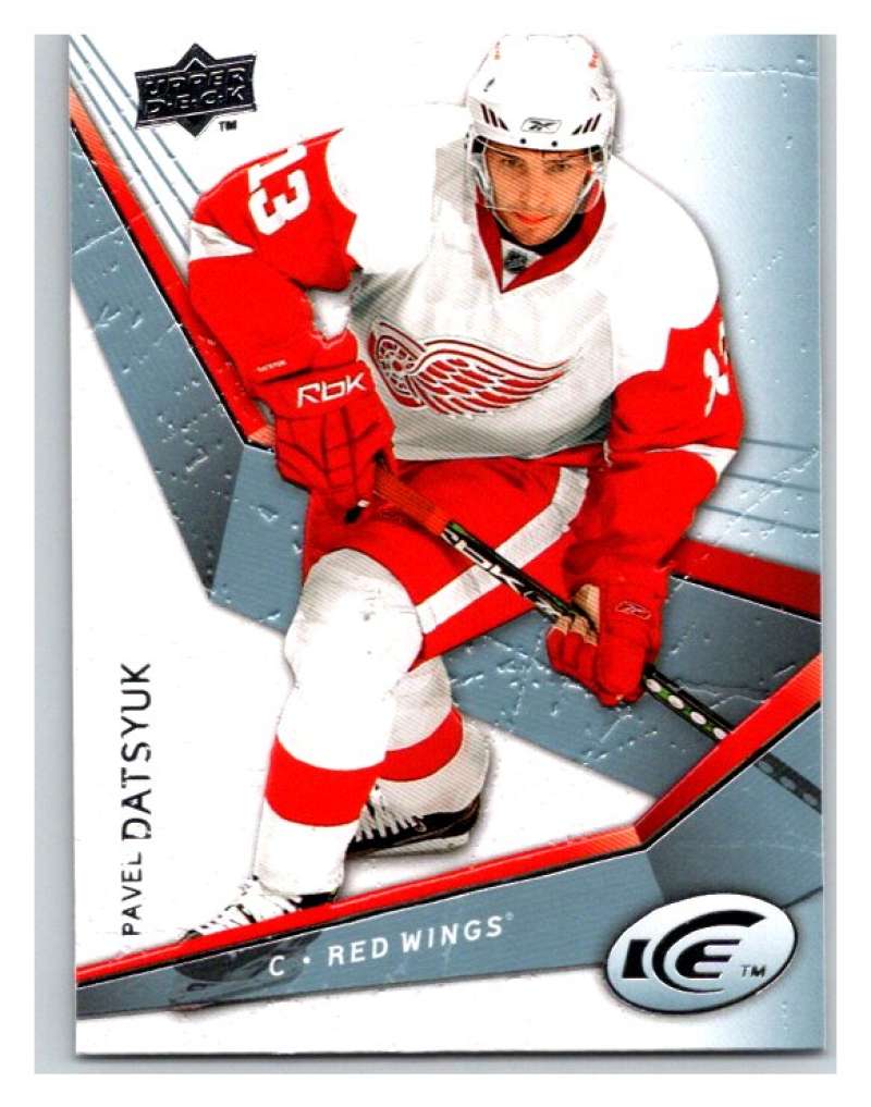 2008-09 Upper Deck Ice #75 Pavel Datsyuk  Detroit Red Wings  V94766 Image 1
