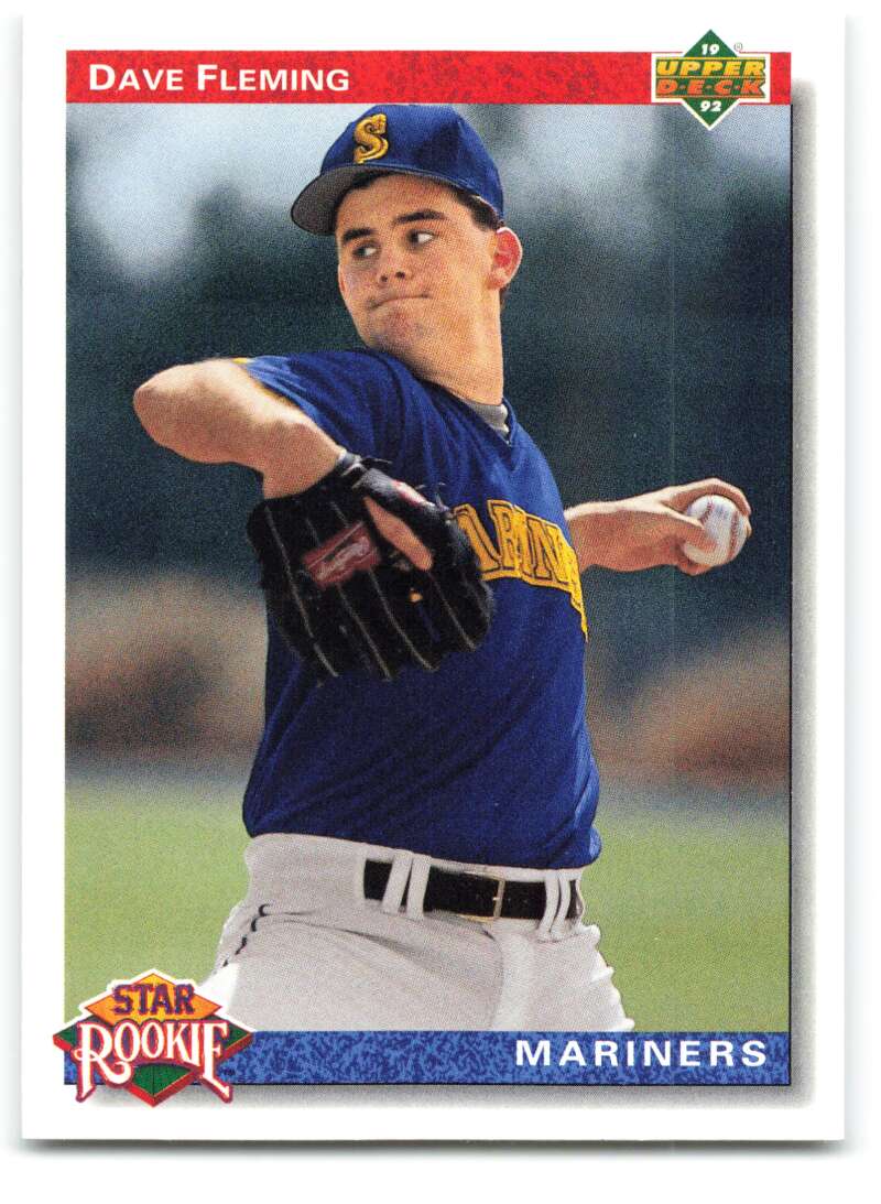 1992 Upper Deck #4 Dave Fleming  Seattle Mariners  Image 1