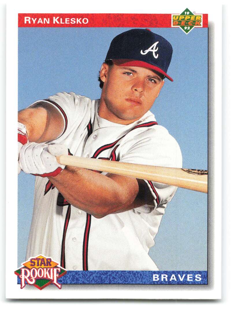 1992 Upper Deck #24 Ryan Klesko  Atlanta Braves  Image 1