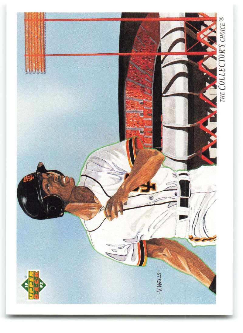 1992 Upper Deck #34 Willie McGee TC  San Francisco Giants  Image 1