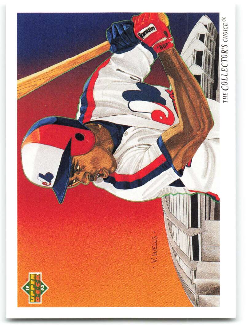 1992 Upper Deck #36 Delino DeShields TC  Montreal Expos  Image 1