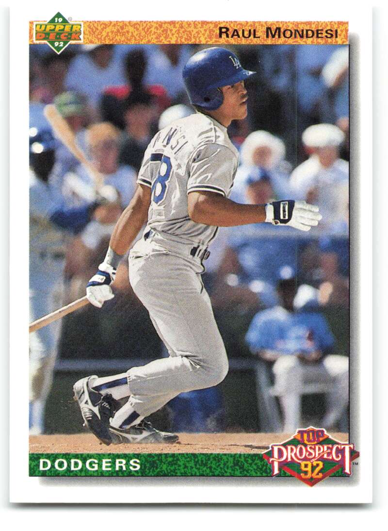 1992 Upper Deck #60 Raul Mondesi  Los Angeles Dodgers  Image 1