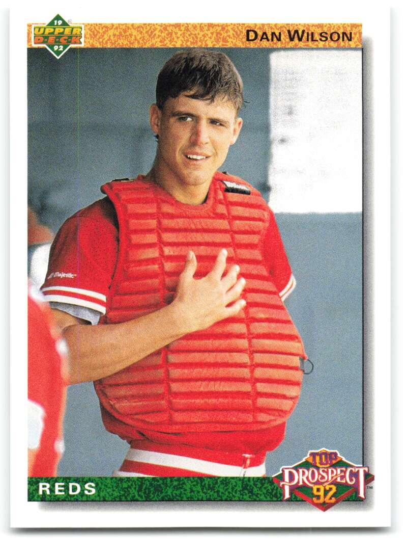 1992 Upper Deck #72 Dan Wilson TP  Cincinnati Reds  Image 1