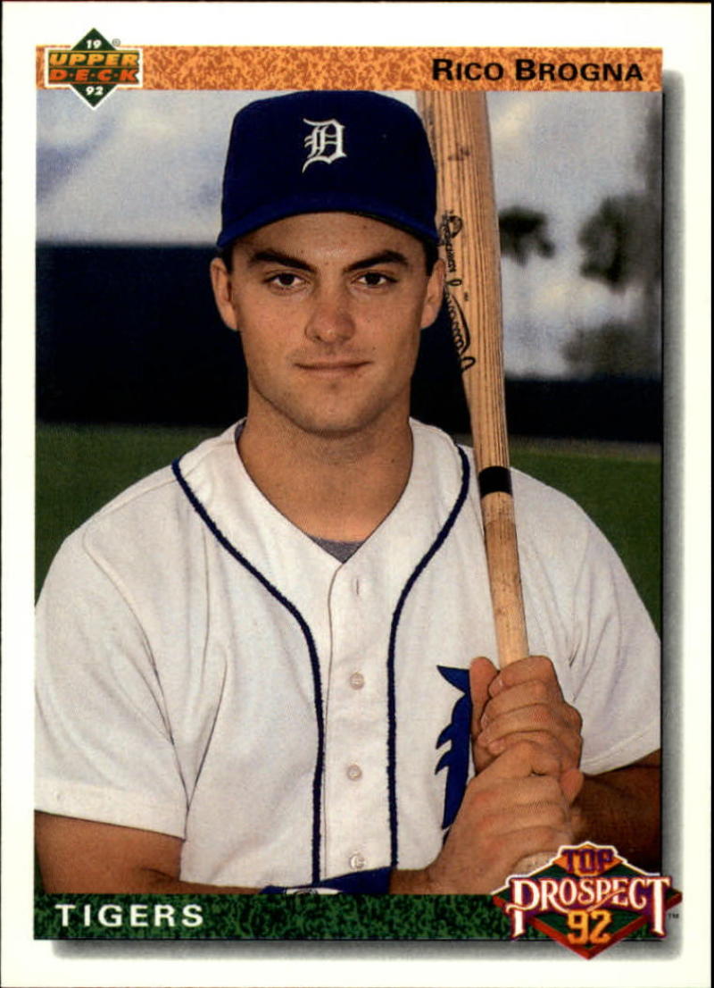 1992 Upper Deck #74 Rico Brogna TP  Detroit Tigers  Image 1