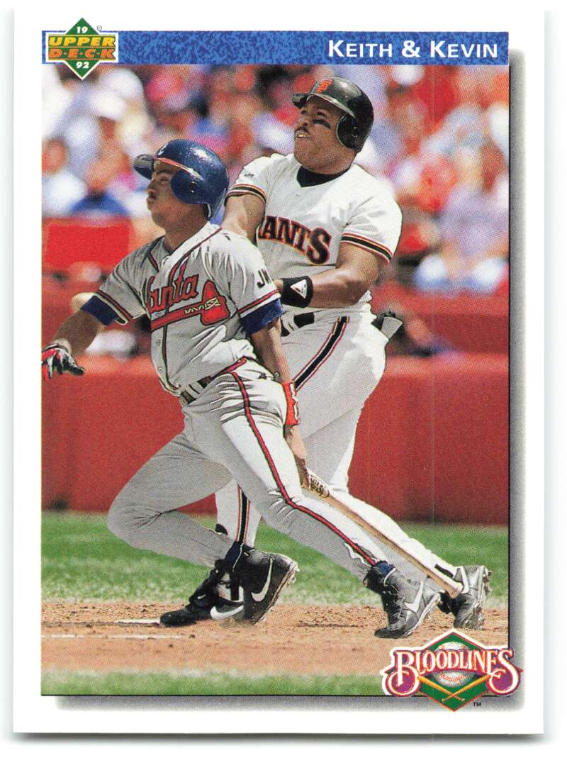 1992 Upper Deck #80 Keith Mitchell/Kevin Mitchell   Image 1