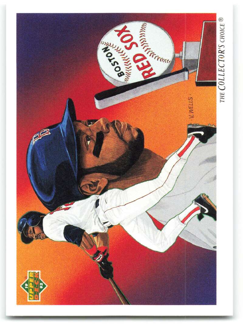 1992 Upper Deck #94 Ellis Burks TC  Boston Red Sox  Image 1