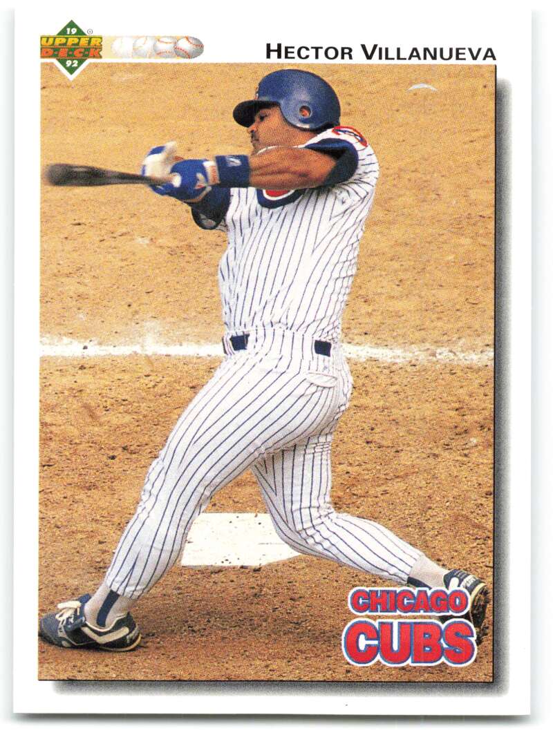 1992 Upper Deck #102 Hector Villanueva  Chicago Cubs  Image 1