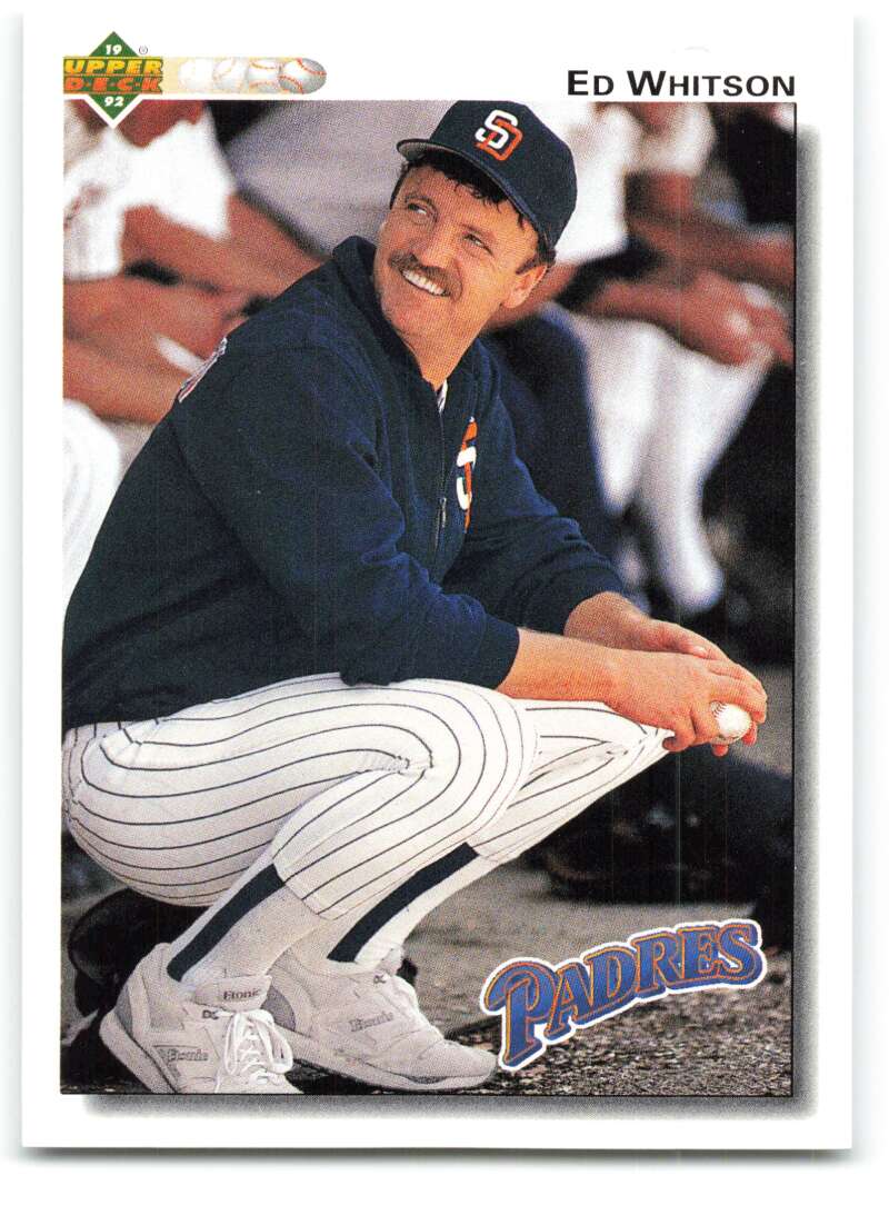 1992 Upper Deck #103 Ed Whitson  San Diego Padres  Image 1