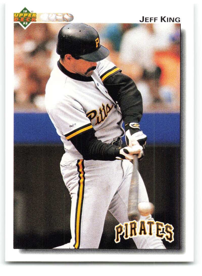 1992 Upper Deck #111 Jeff King  Pittsburgh Pirates  Image 1