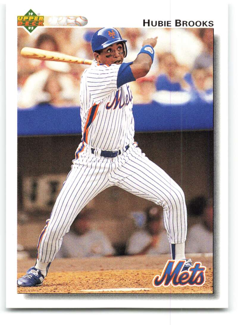 1992 Upper Deck #114 Hubie Brooks  New York Mets  Image 1