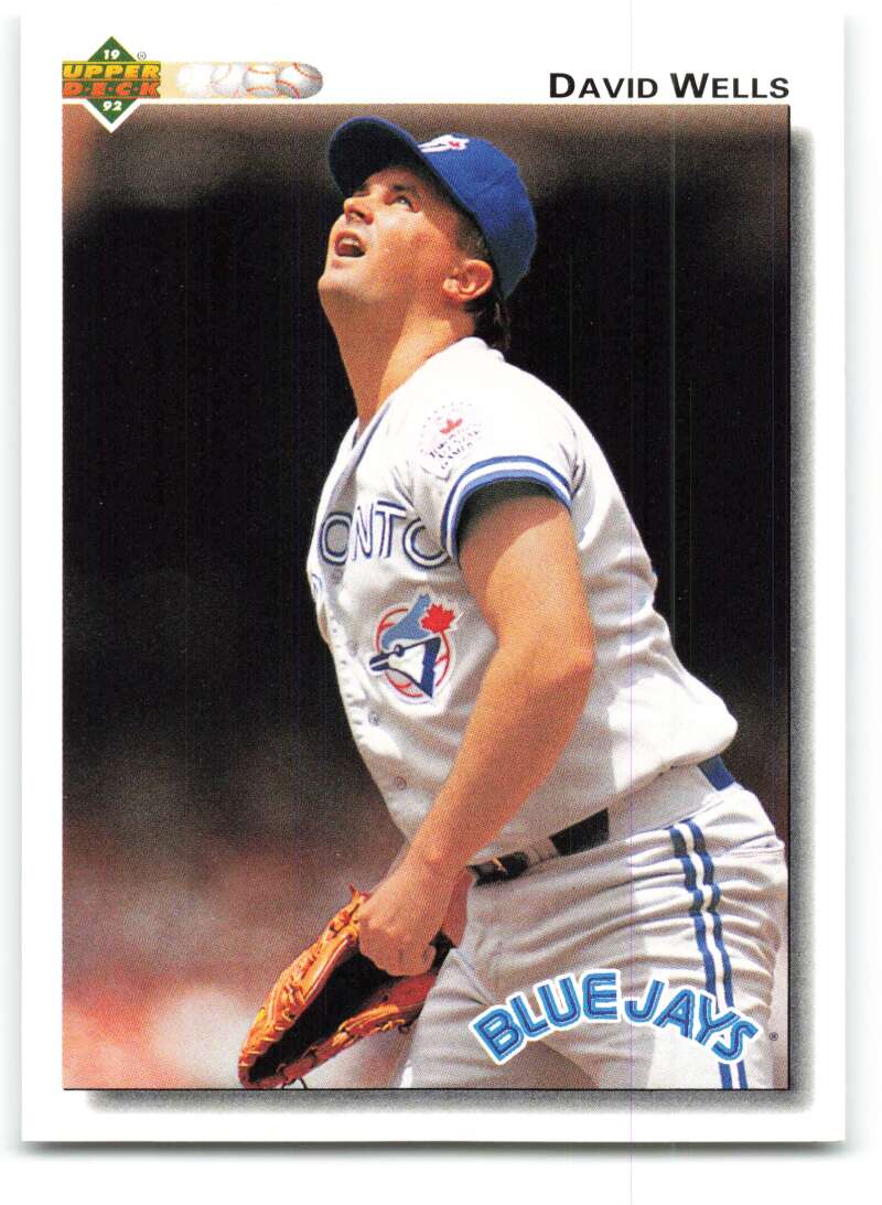 1992 Upper Deck #116 David Wells  Toronto Blue Jays  Image 1