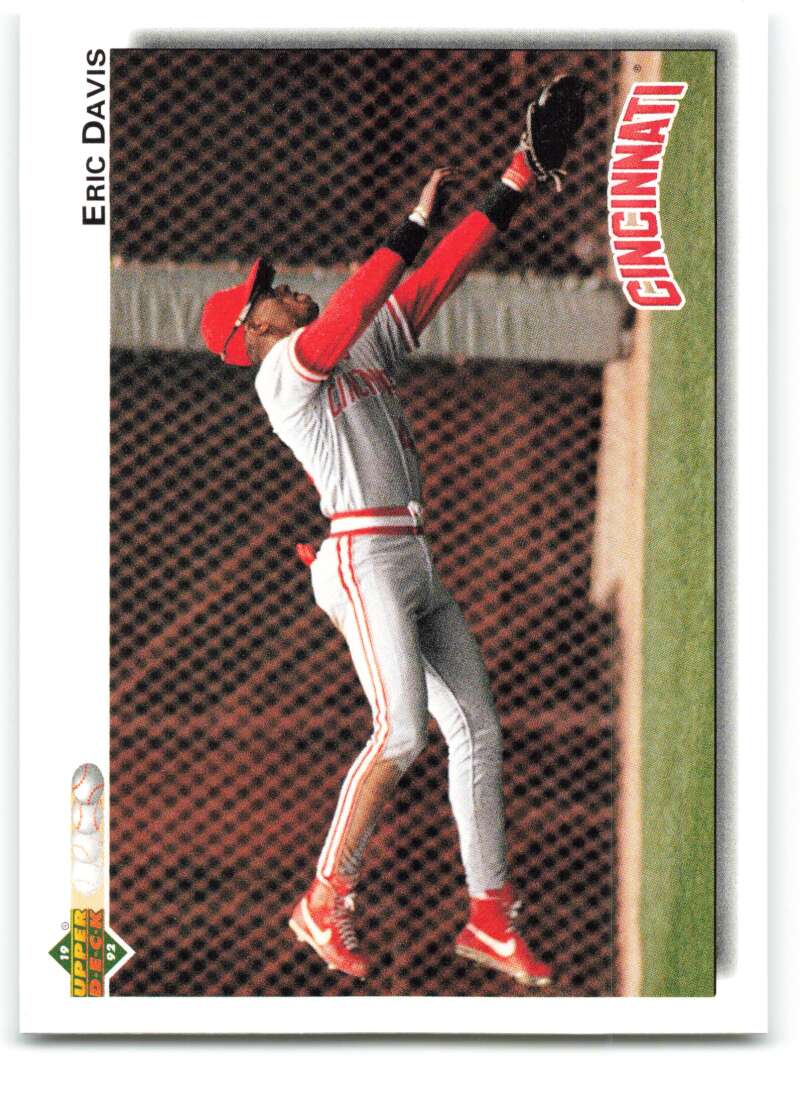 1992 Upper Deck #125 Eric Davis  Cincinnati Reds  Image 1