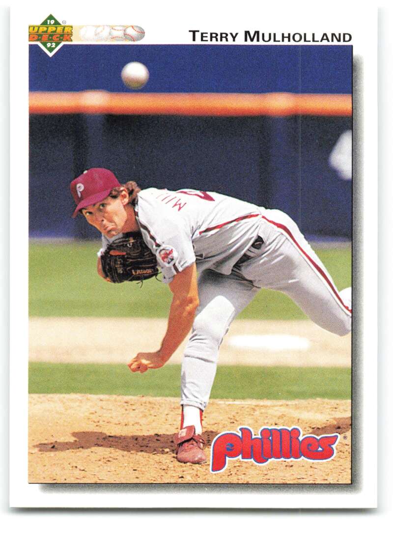 1992 Upper Deck #129 Terry Mulholland  Philadelphia Phillies  Image 1