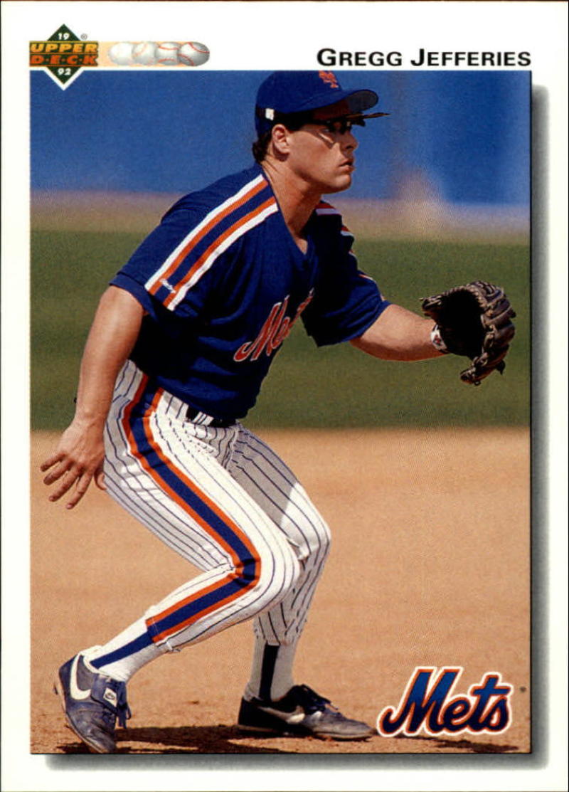 1992 Upper Deck #133 Gregg Jefferies  New York Mets  Image 1