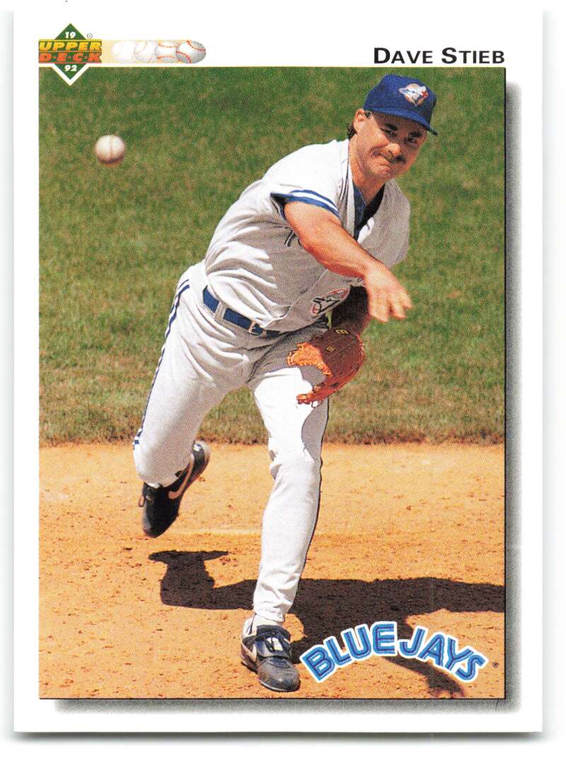 1992 Upper Deck #136 Dave Stieb  Toronto Blue Jays  Image 1