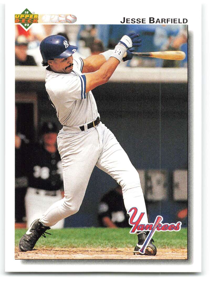 1992 Upper Deck #139 Jesse Barfield  New York Yankees  Image 1