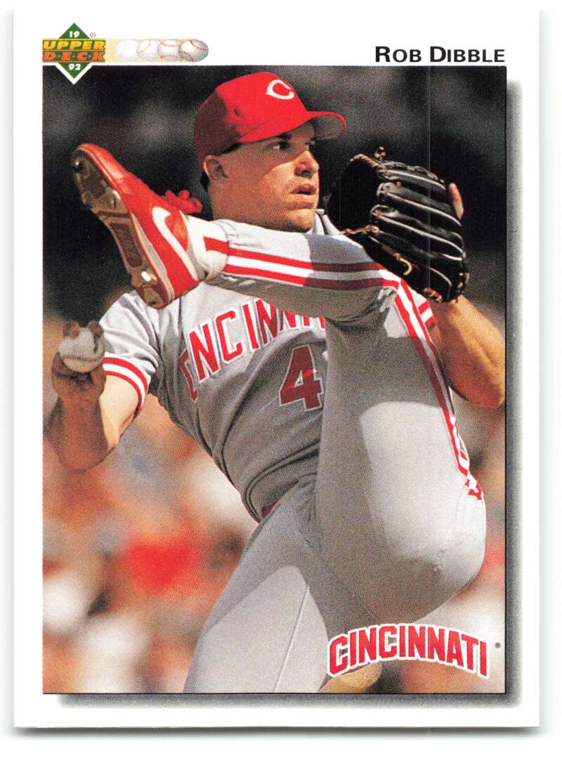 1992 Upper Deck #142 Rob Dibble  Cincinnati Reds  Image 1