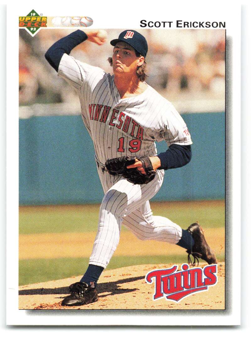 1992 Upper Deck #146 Scott Erickson  Minnesota Twins  Image 1