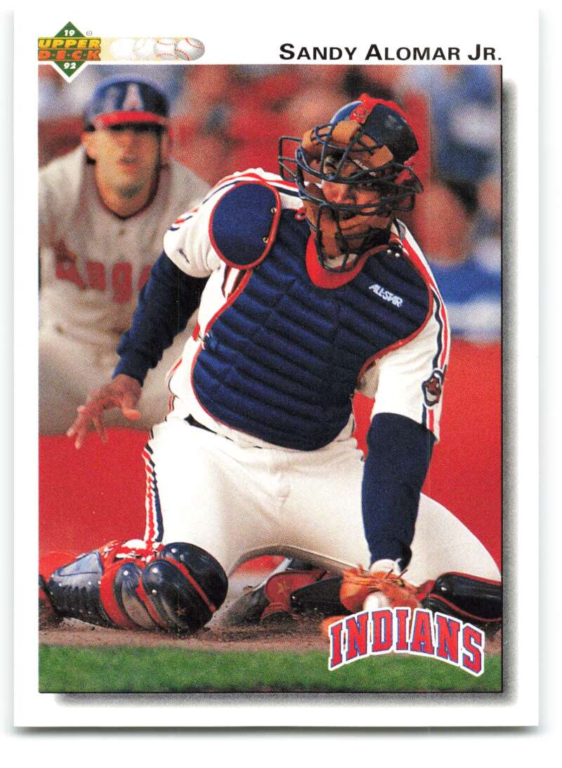 1992 Upper Deck #156 Sandy Alomar Jr.  Cleveland Indians  Image 1