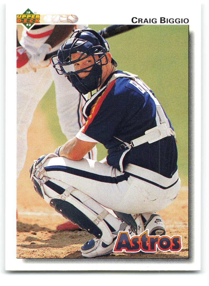 1992 Upper Deck #162 Craig Biggio  Houston Astros  Image 1