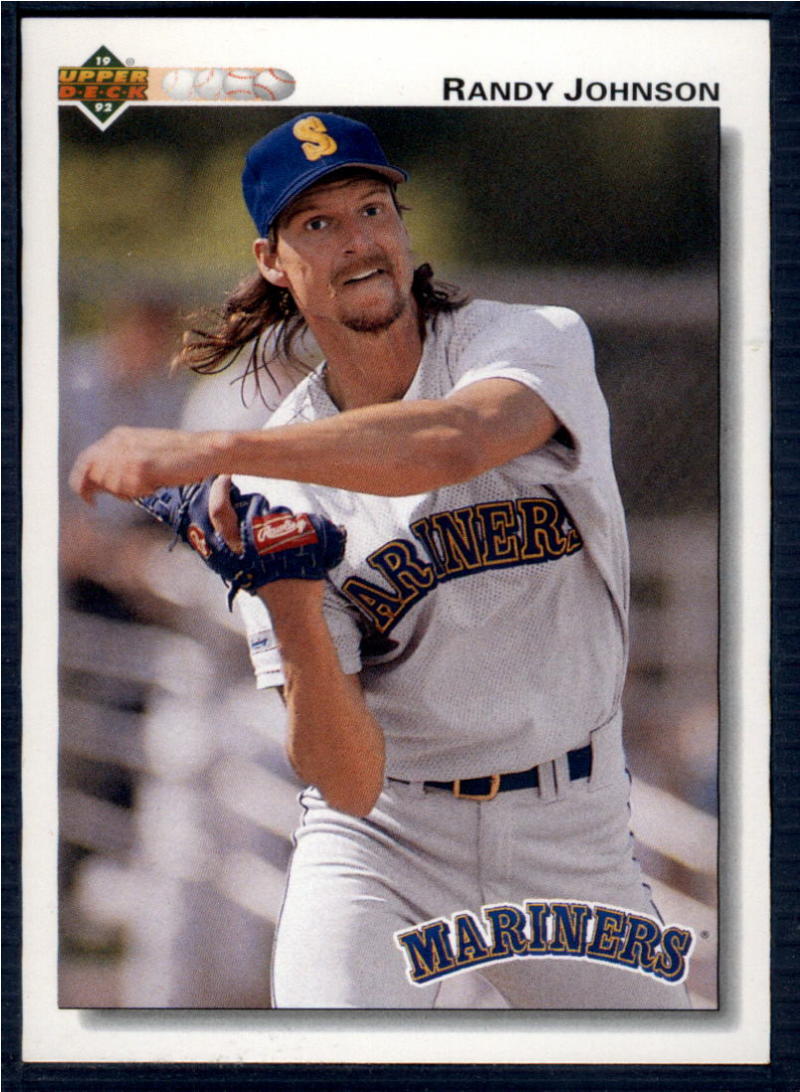 1992 Upper Deck #164 Randy Johnson  Seattle Mariners  Image 1