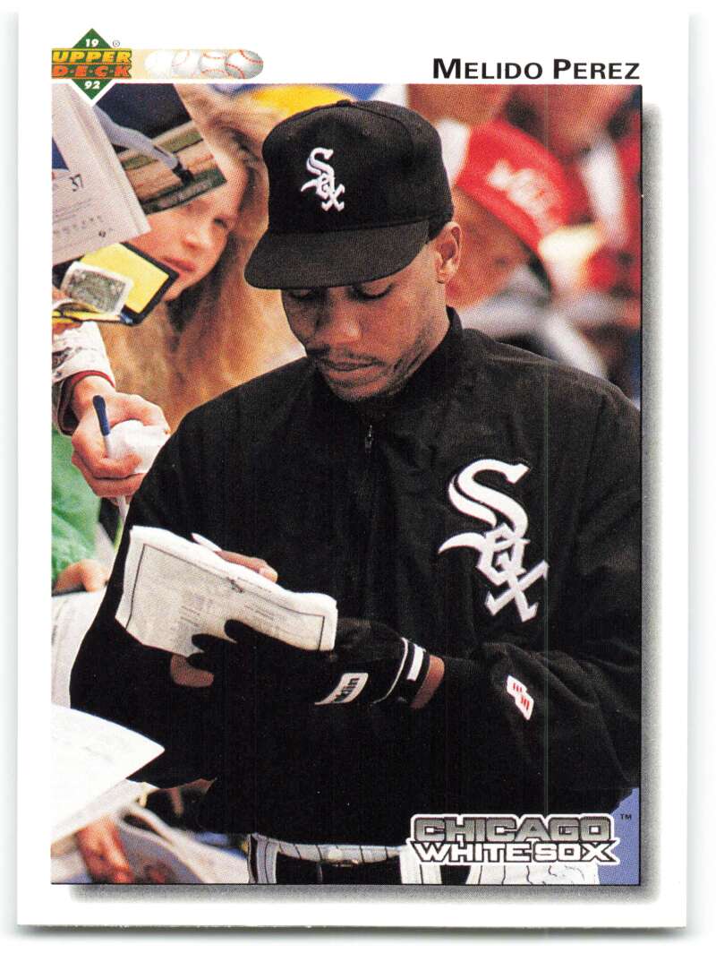 1992 Upper Deck #190 Melido Perez  Chicago White Sox  Image 1