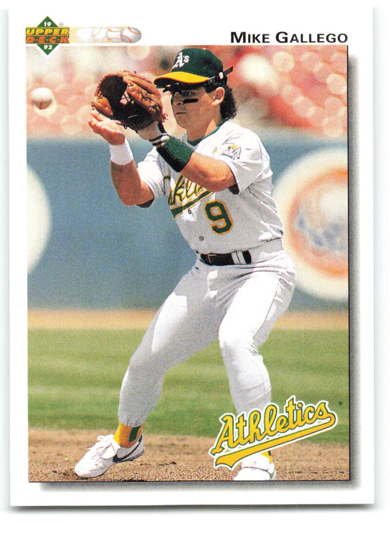 1992 Upper Deck #193 Mike Gallego  Oakland Athletics  Image 1