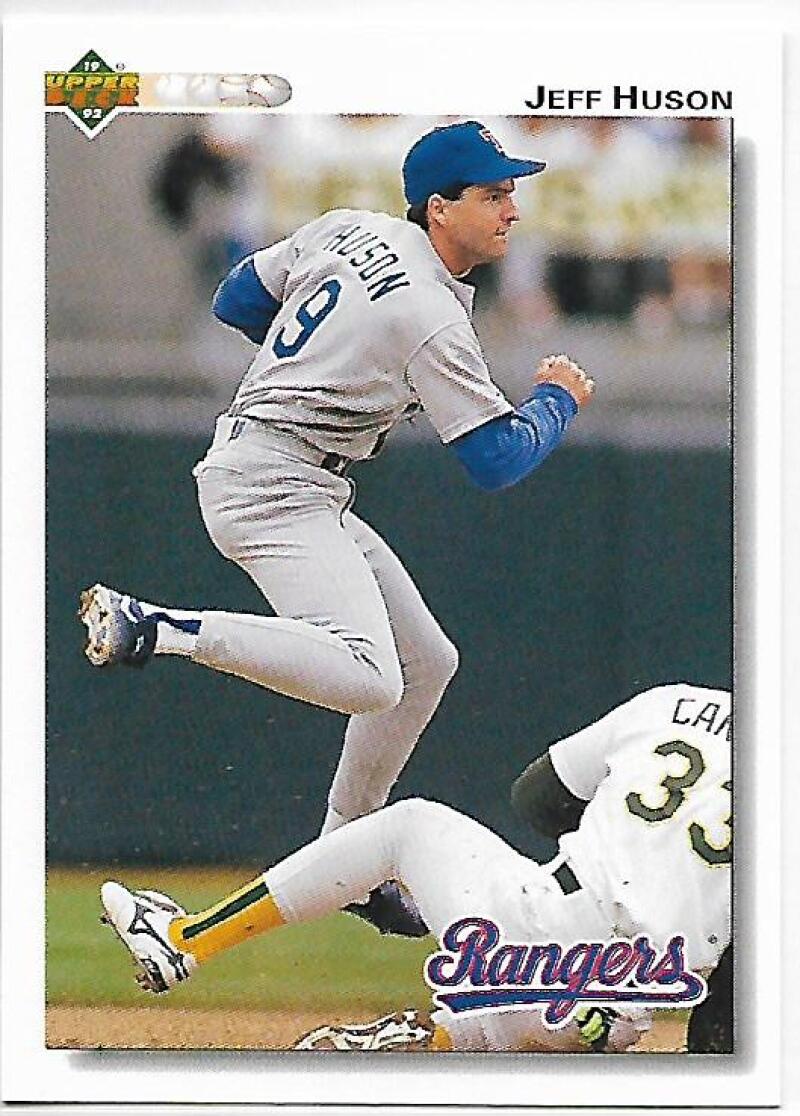 1992 Upper Deck #196 Jeff Huson  Texas Rangers  Image 1