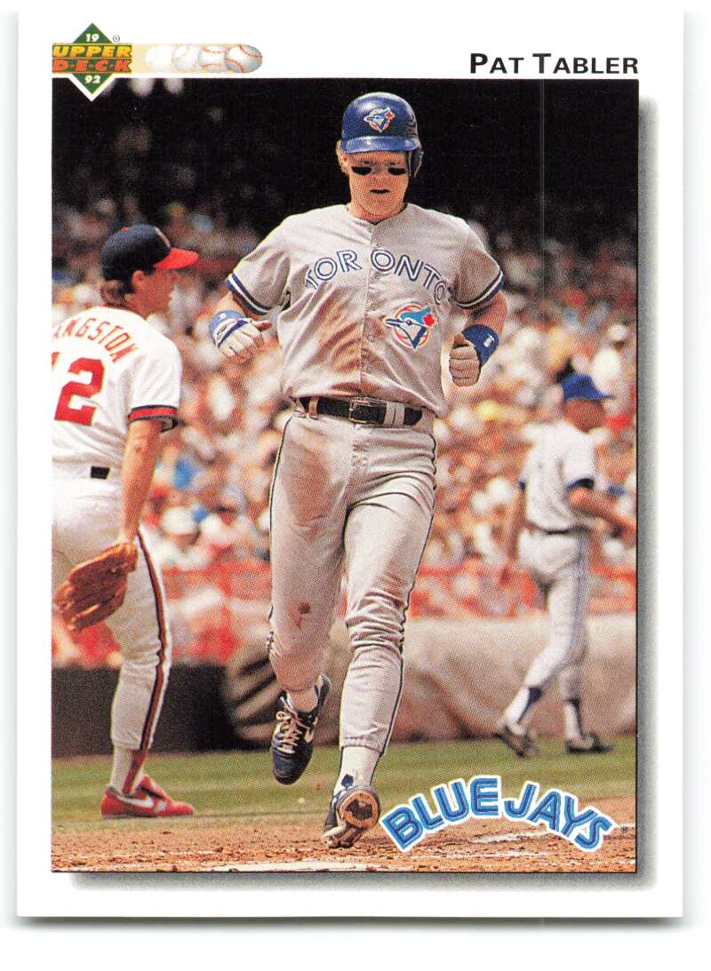 1992 Upper Deck #203 Pat Tabler  Toronto Blue Jays  Image 1